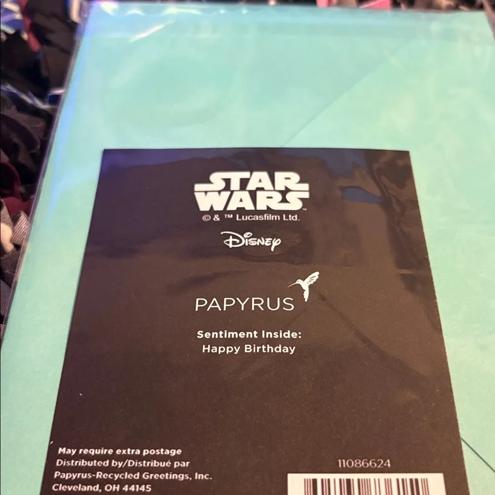 🆕Papyrus/Disney ‘Star Wars’ 3D Birthday Card